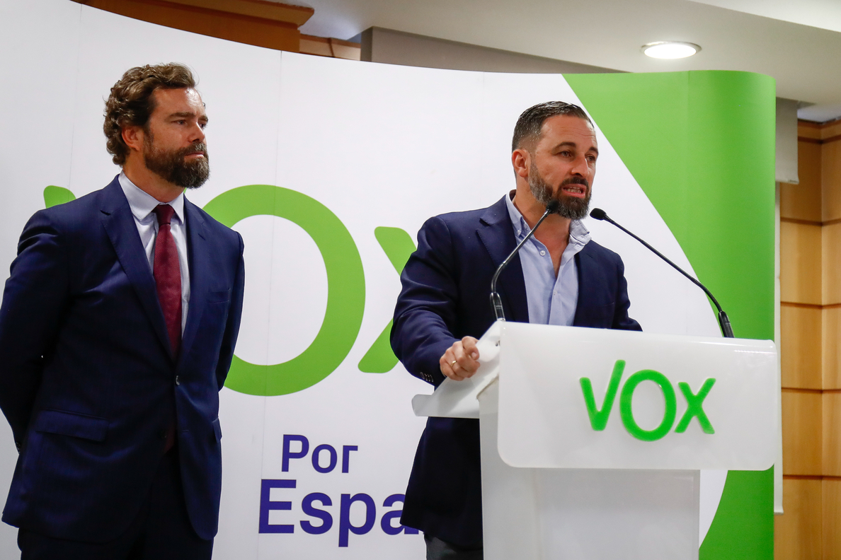 Vox pedirá a PP y Ciudadanos entrar en gobiernos autonómicos y municipales y lo ve «razonable» en Madrid o Murcia
