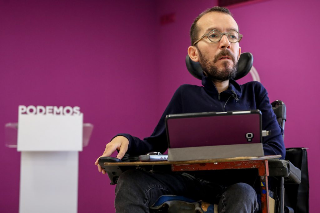La dirección de Podemos nombra oficialmente a Echenique nuevo portavoz en el Congreso