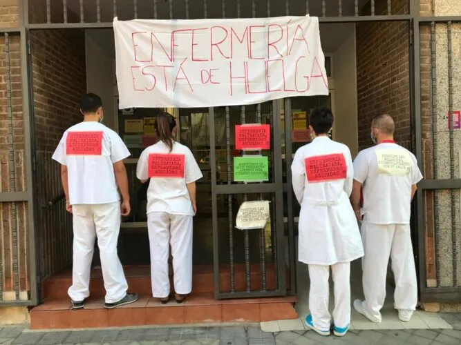 SATSE Madrid califica la huelga de enfermeras de éxito: «Los servicios mínimos demuestran que las plantillas están al límite”