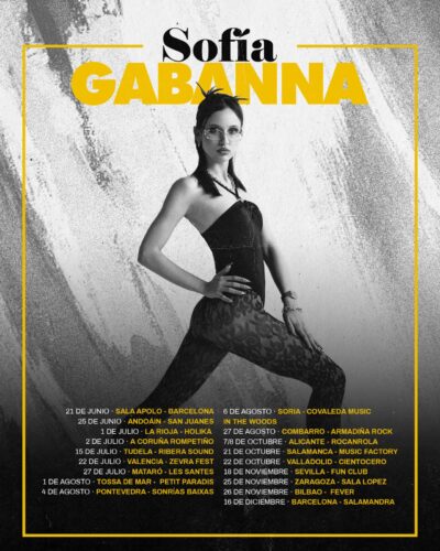 Sofía Gabanna protagoniza un nuevo Room x Gallery Sessions y comienza nueva gira